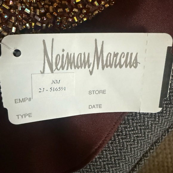 Sue Wong designer Brown Beaded Dress - Picture 10 of 11